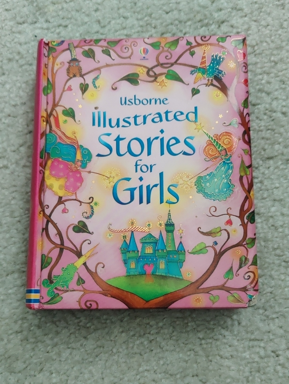Usborne Illustrated Stories for Girls Y2K Cottagecore Children's Padded Book